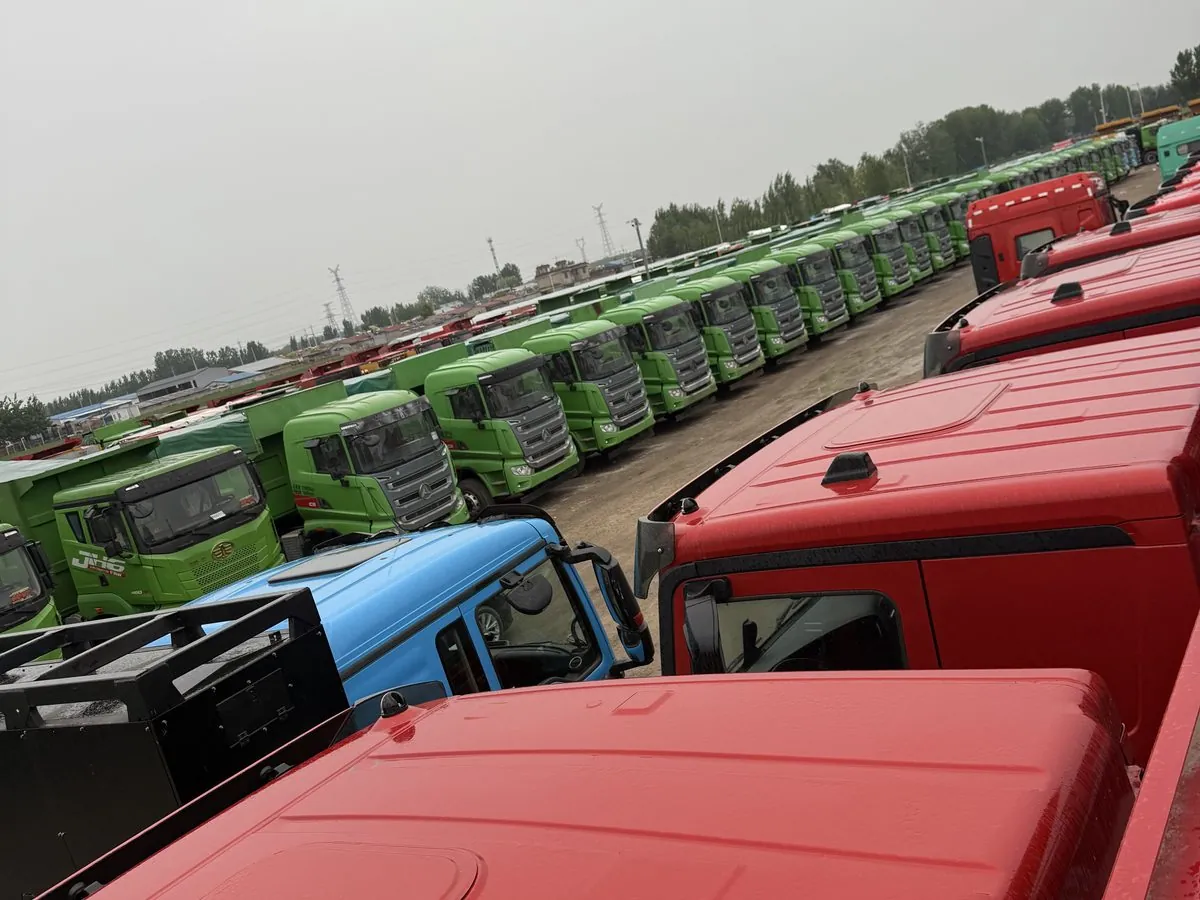 Heavy equipment at a sourcing yard